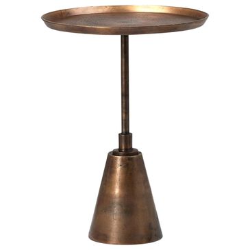 Blue Sun Designs Sunbury 14" Side Table in Brass, , large