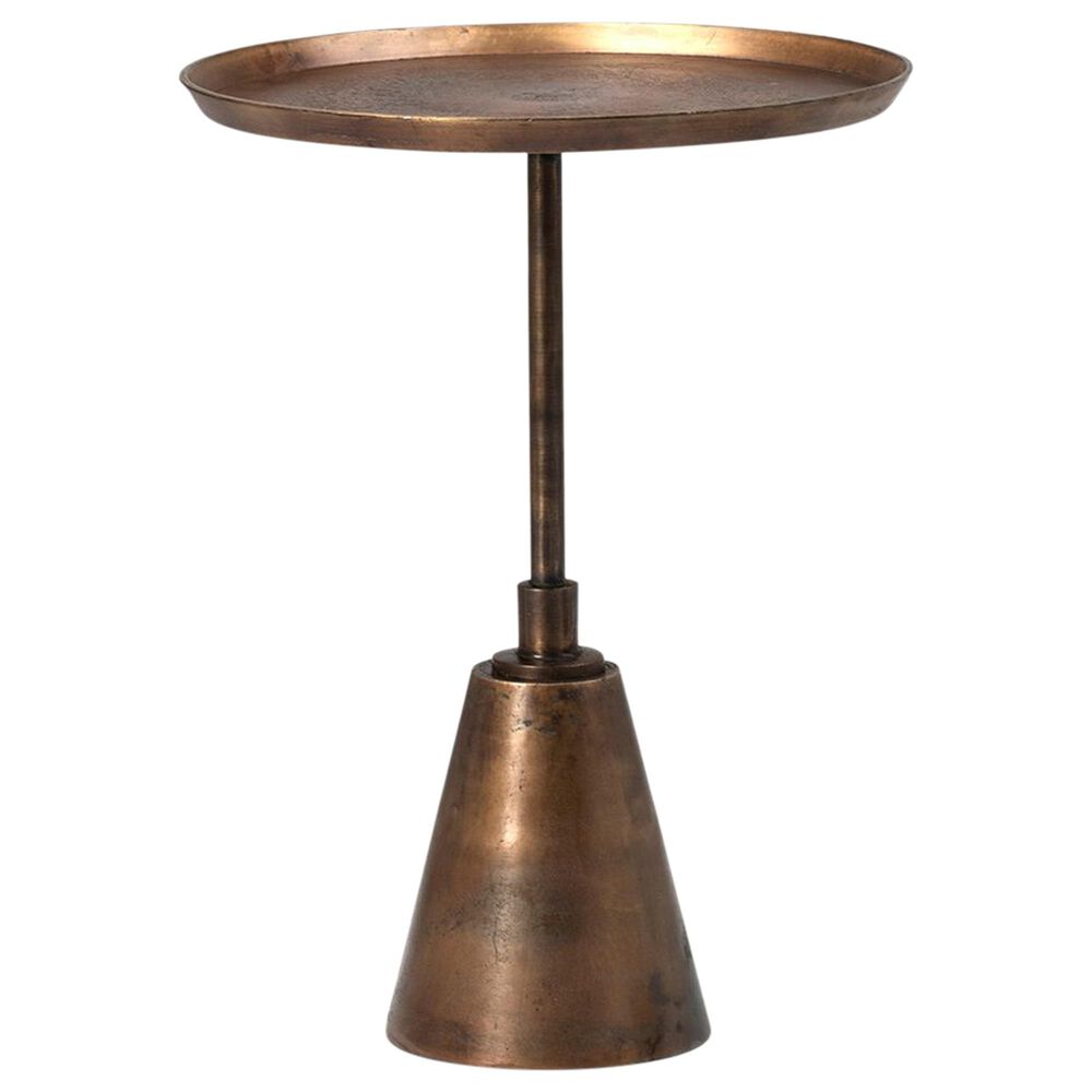 Blue Sun Designs Sunbury 14" Side Table in Brass, , large