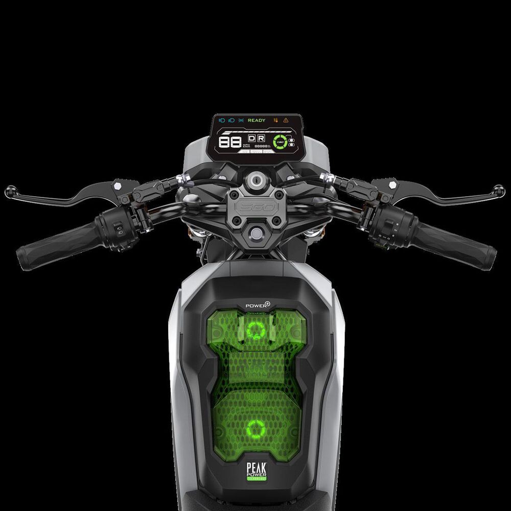 EGO EGO Mini Bike in Gray with 7.5Ah Battery 2pk and Dual-Port Charger Kit, , large