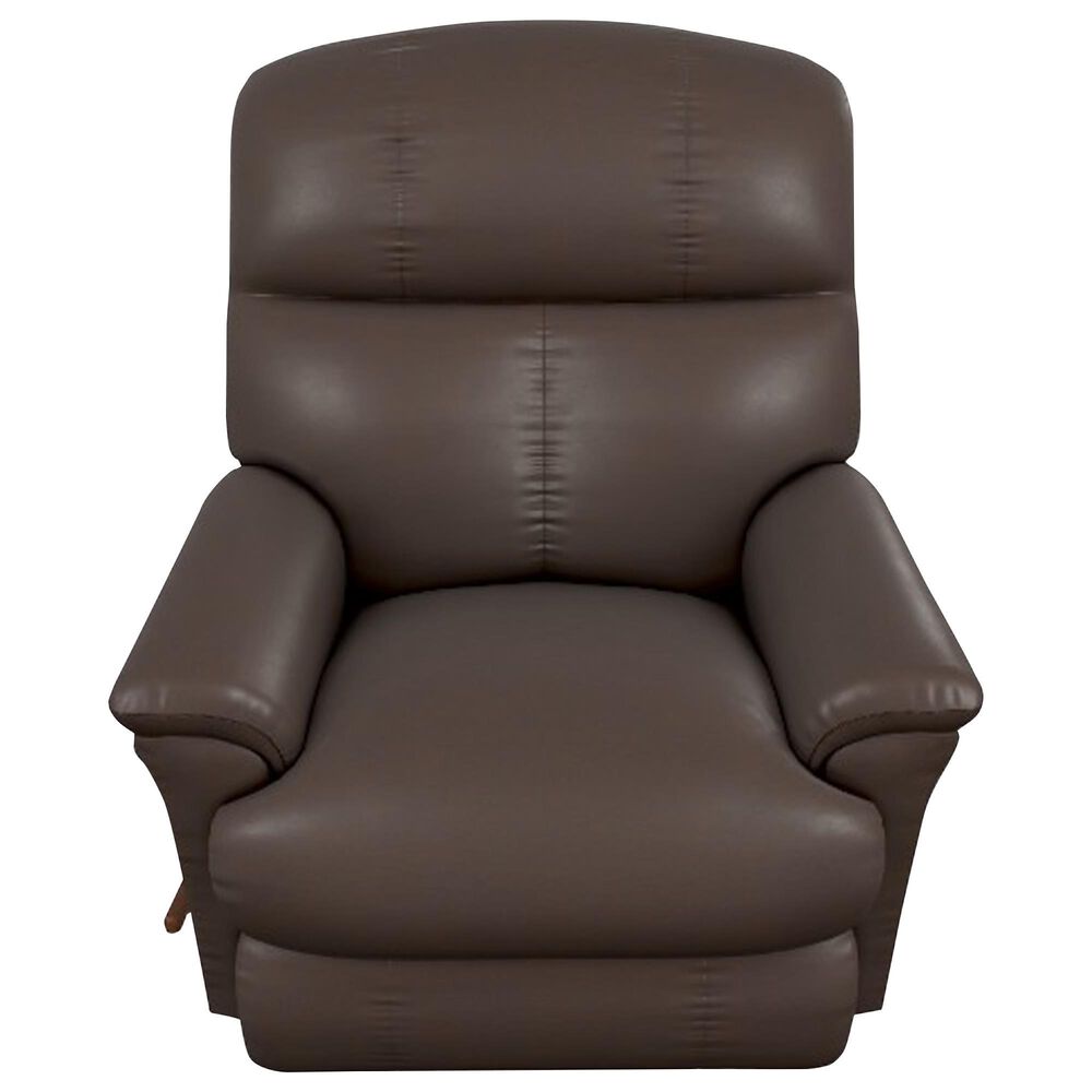 La-Z-Boy Reed Manual Rocker Recliner with Tall Base in Vacation Walnut, , large