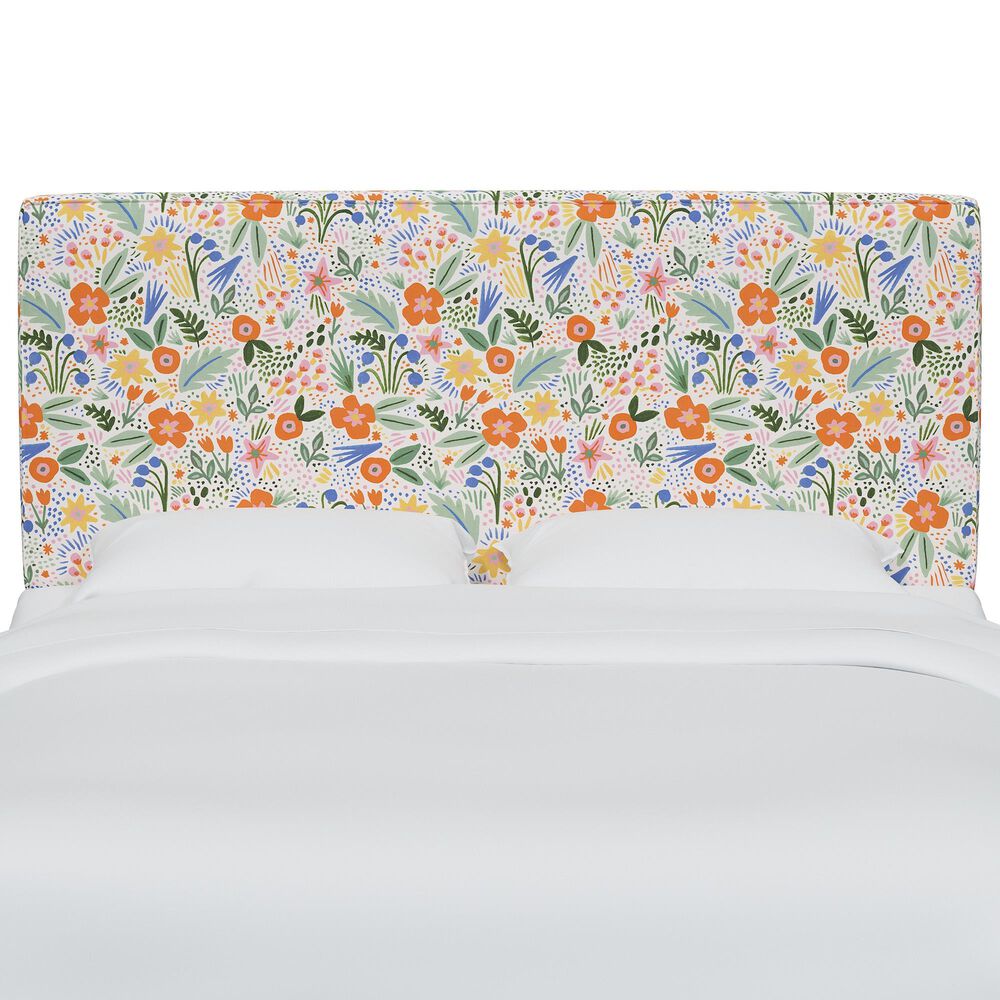 Rifle Paper Co Crafted by Cloth &amp; Company Elly Twin Headboard in Merida Multi, , large