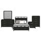 Mayberry Hill Ridgemont 5-Piece Queen Storage Bedroom Set in Black, , large