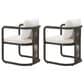 Zuo Modern Ciel Outdoor Dining Chair in Ivory (Set of 2), , large