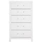 Ashley Maeling 5-Drawer Chest in Matte White, , large