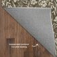Dalyn Rug Company Soft Essentials Floral Chocolate 2"6" x 3"10" Indoor/Outdoor Area Rug, , large