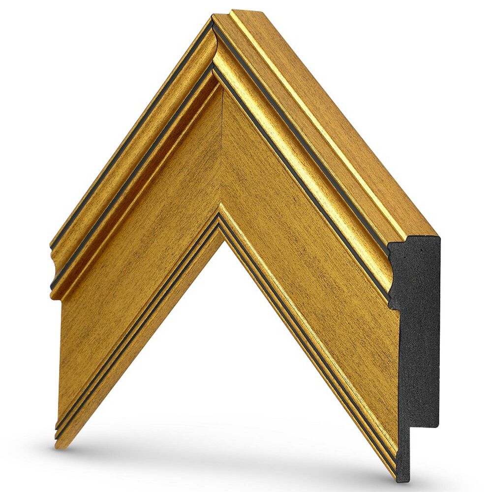 Frame My TV 55&quot; Deco Premiere Bezel for Samsung the Frame TV in Antique Gold, , large