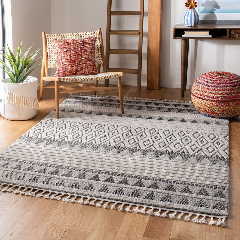 Safavieh Marrakesh MRK519B 8&#39; x 10&#39; Ivory and Blue Area Rug, , large