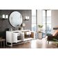 James Martin Vanities Addison 60" Double Bathroom Vanity in Glossy White with 3 cm Eternal Marfil Quartz Top and Rectangular Sinks, , large