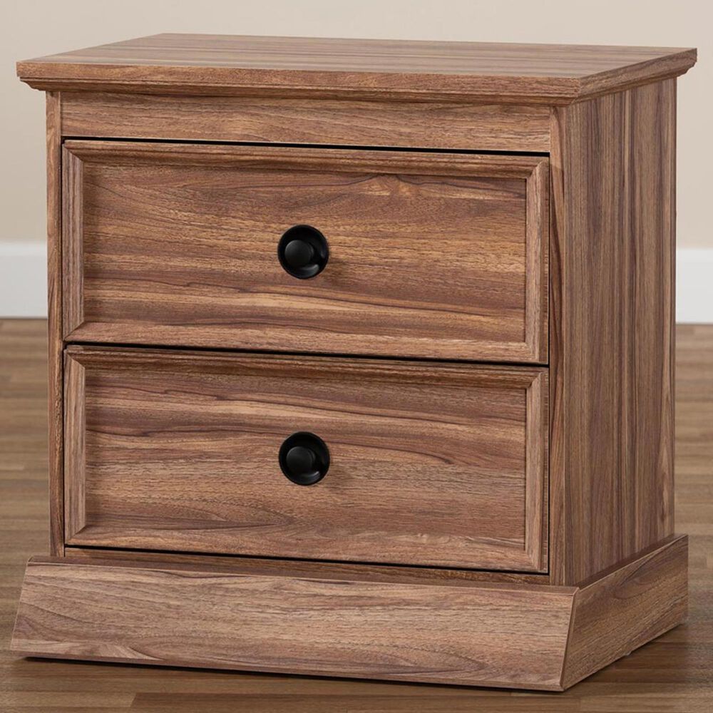 Ryker 2 Drawer Nightstand in Oak , , large