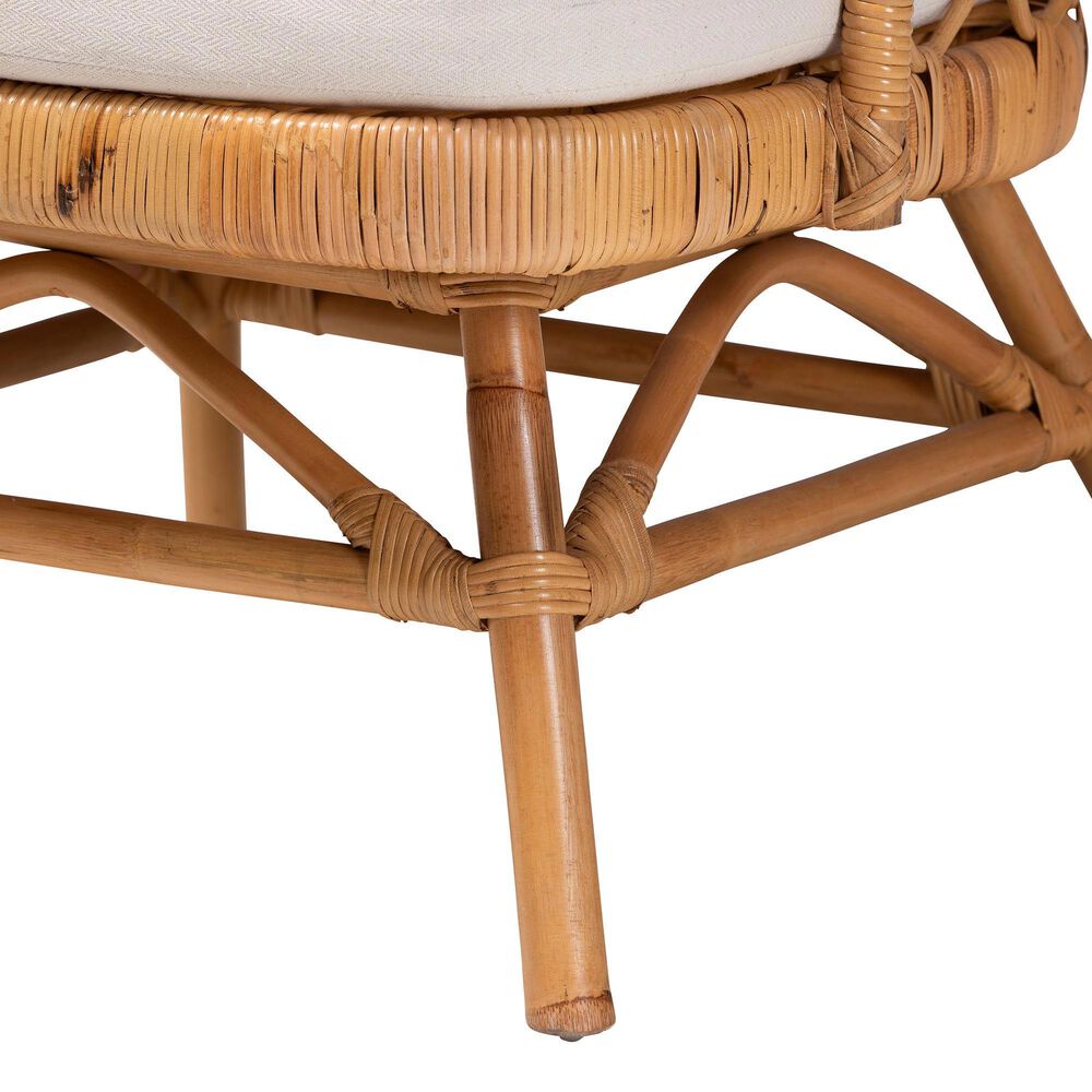 Baxton Studio Tania Accent Chair in Neutral, , large