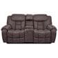 Oxford Furniture 3-Piece Power Reclining Living Room Set in Cowboy Dark Brown, , large
