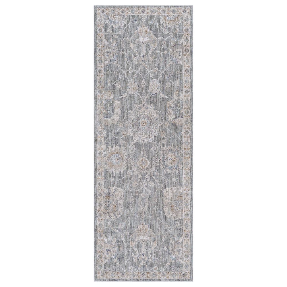 Surya Avant Garde 2"7" x 7"3" Gray, Beige, Sage, Brown and Denim Runner, , large