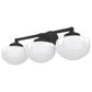 Hunter Saddle Creek 3-Light Vanity with White Shade in Noble Bronze, , large