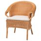 Baxton Studio Tamara Arm Chair in Light Honey, , large