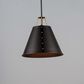 Maxim Lighting Trestle 1-Light Pendant in Oil Rubbed Bronze and Antique Brass, , large