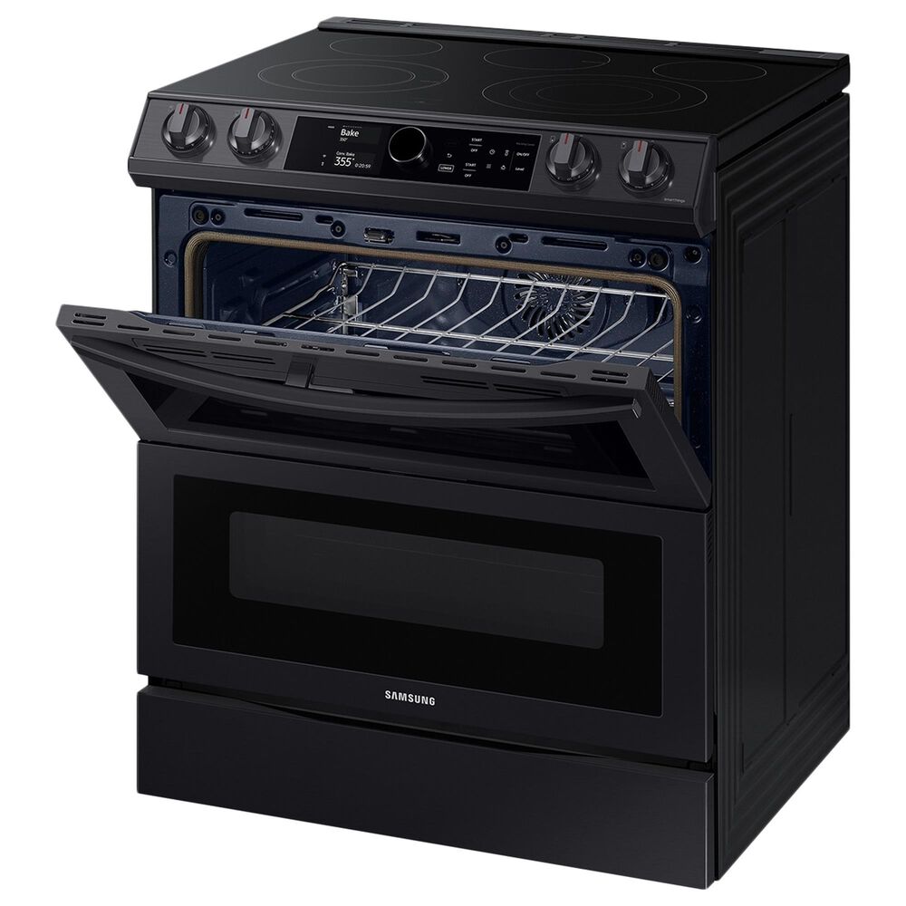 Samsung 6.3 Cu. Ft. Flex Duo Front Control Slide-in Electric Range with  Smart Dial, Air Fry and Wi-Fi in Stainless Steel, NFM