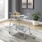 Linon Home Decor Mid-Century Bar Cart in Silver, , large