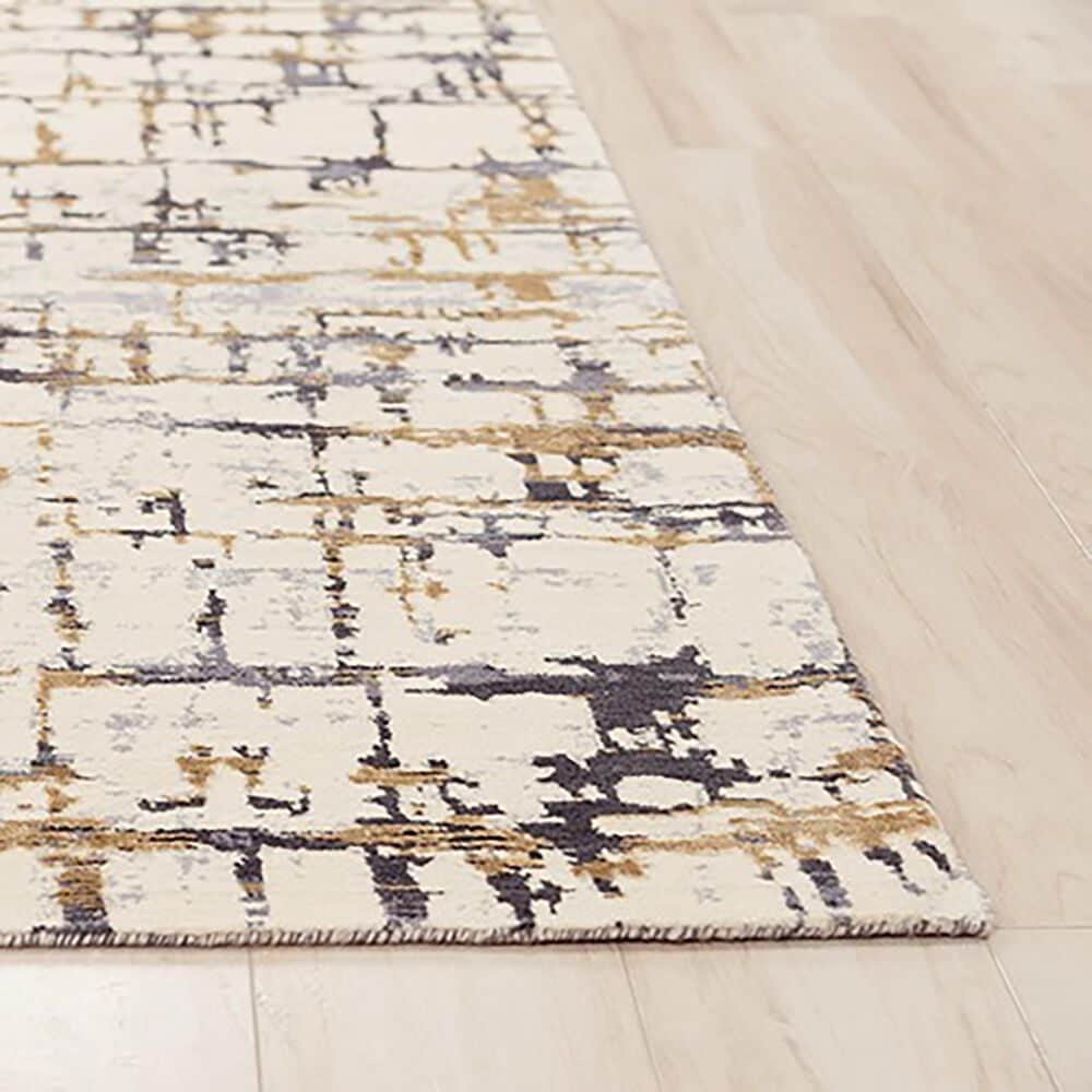RIZZY Bolero 2&#39; x 3&#39; Dark Slate Gray, Beige and Ivory Area Rug, , large