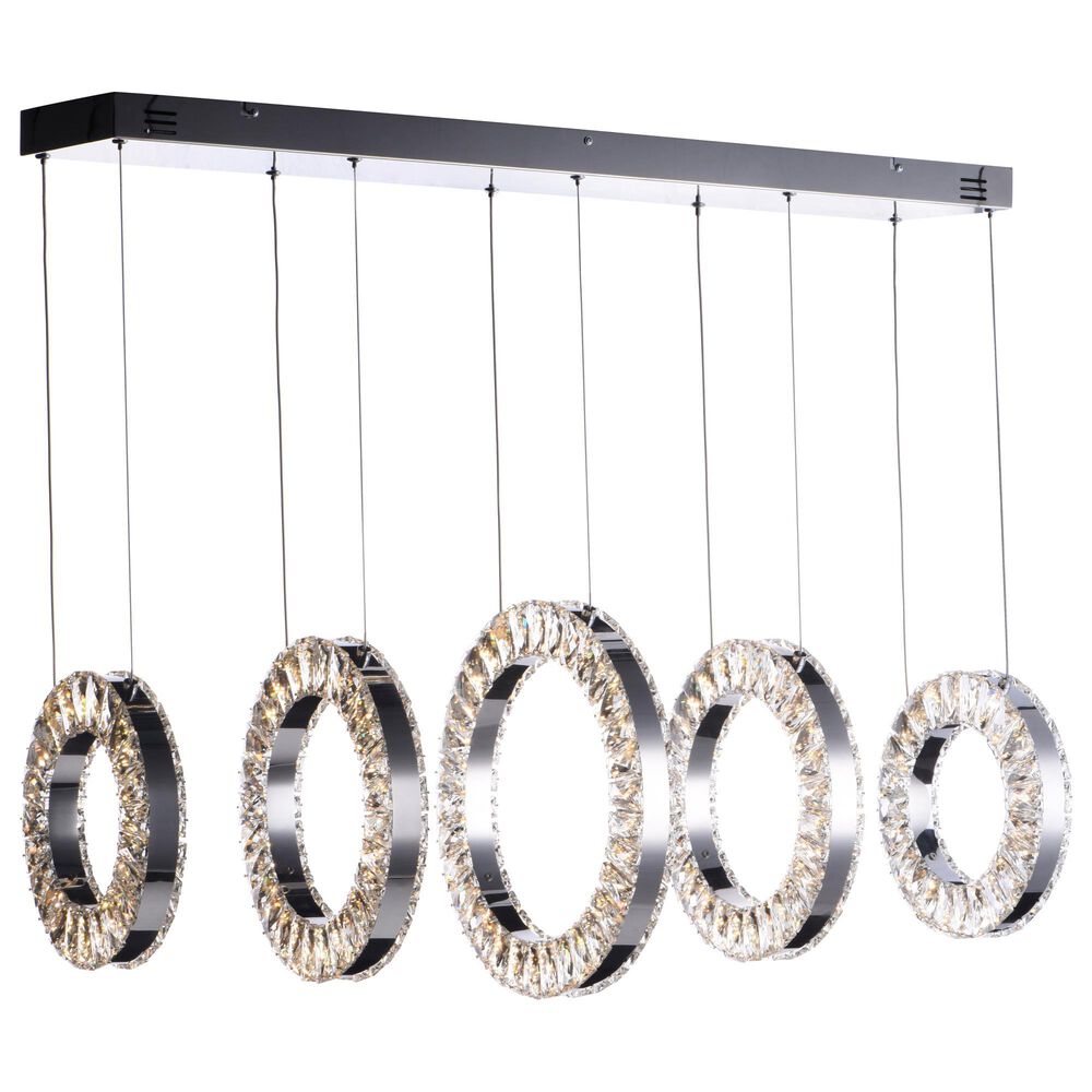 Maxim Lighting Charm 5-Light Chandelier in Polished Chrome, , large