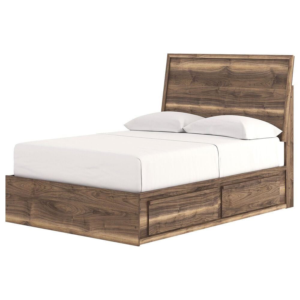 Ashley Chirason Full Panel Bed in Brown, , large