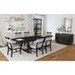 Mayberry Hill Transcend Dining Table with 22" Leaf in Charcoal - Table Only, , large