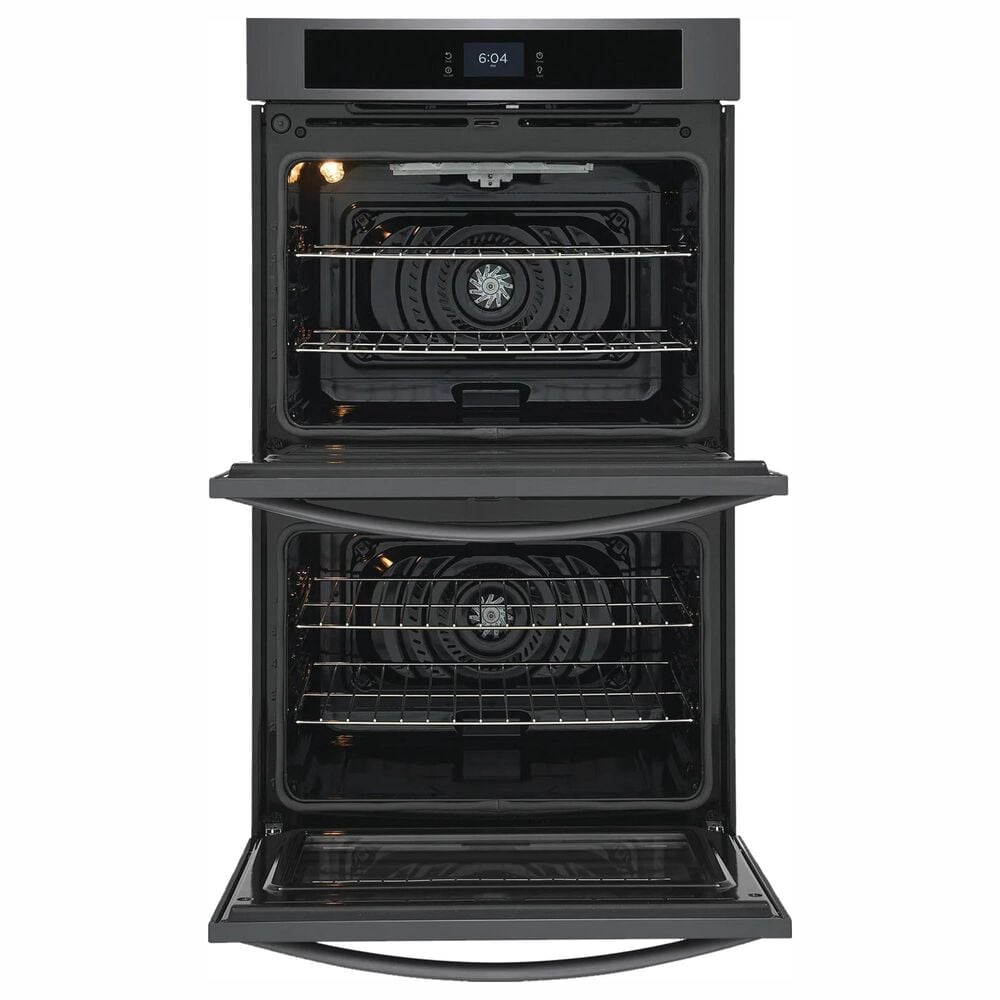 Frigidaire 30&quot; Double Electric Wall Oven with Fan Convection in Black Stainless Steel, , large