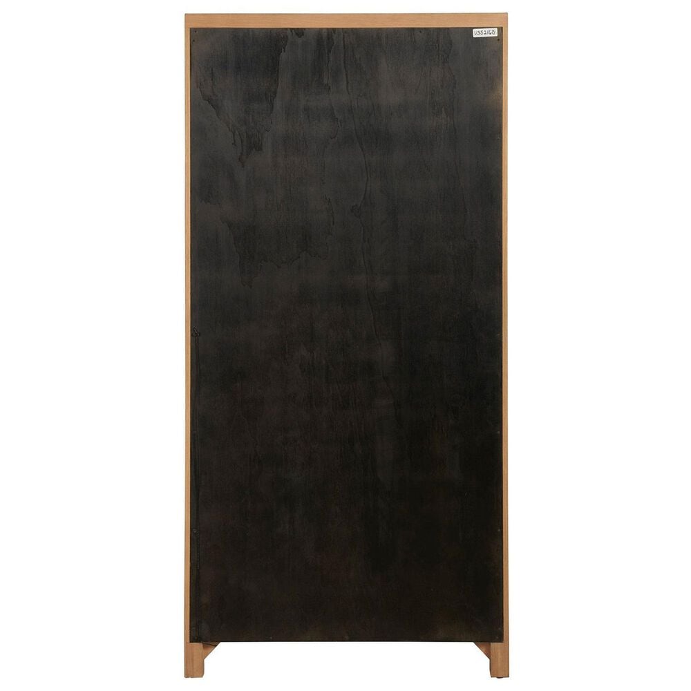 Universal Furniture Modern Wardrobe in Organic Natural Oak with Lighting, , large