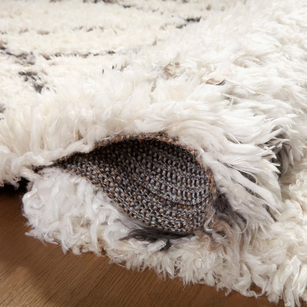 Angela Rose Amira 6&#39;7&quot;&#39; x 9&#39;6&quot; Ivory and Bark Area Rug, , large