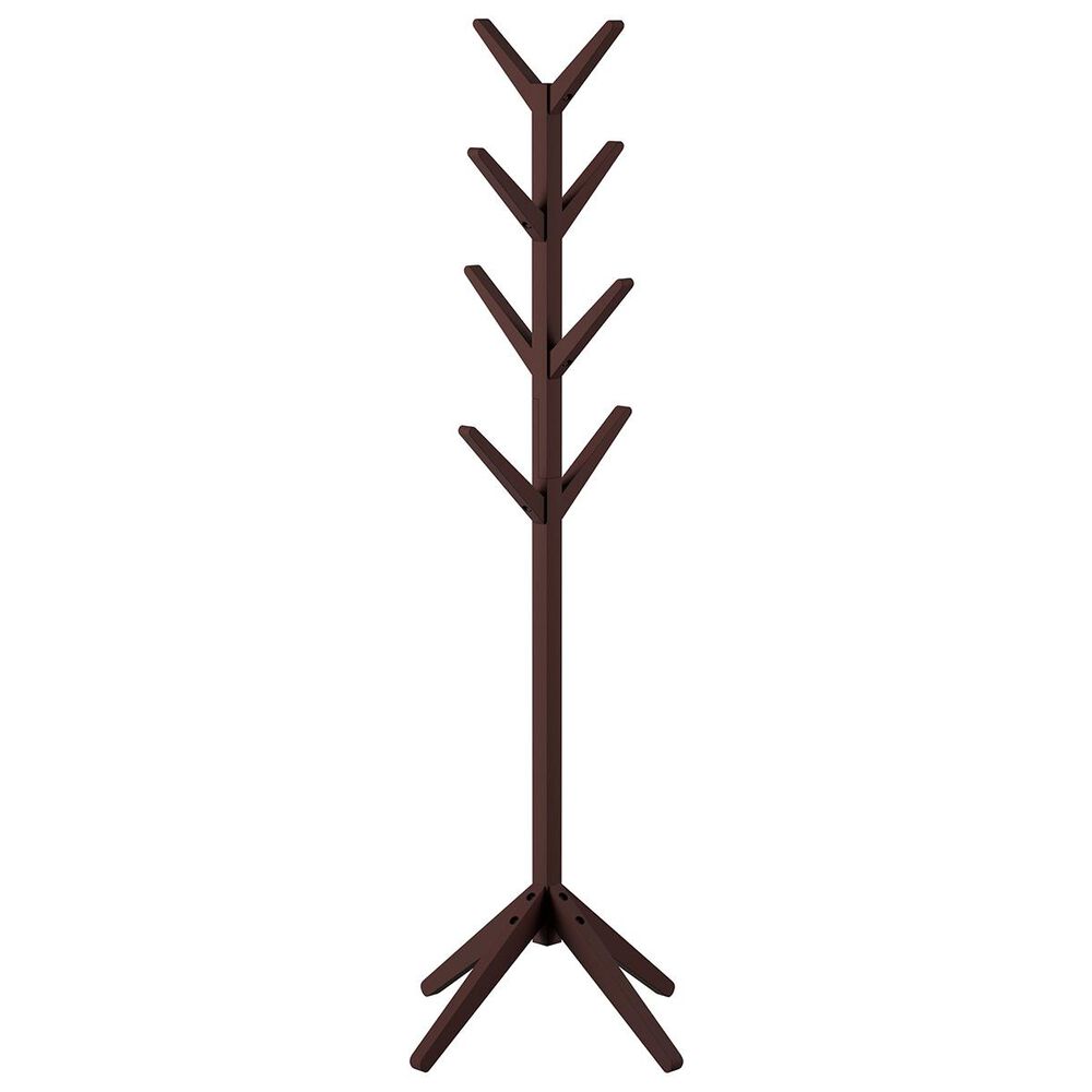 Timberlake Lavish Home Coat Rack in Espresso Brown, , large