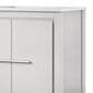 Lexora Home Lafarre 60" Double Bathroom Vanity in Rustic Acacia with 2 cm White Cultured Marble Top, Rectangular Sinks and 55" Mirror, , large