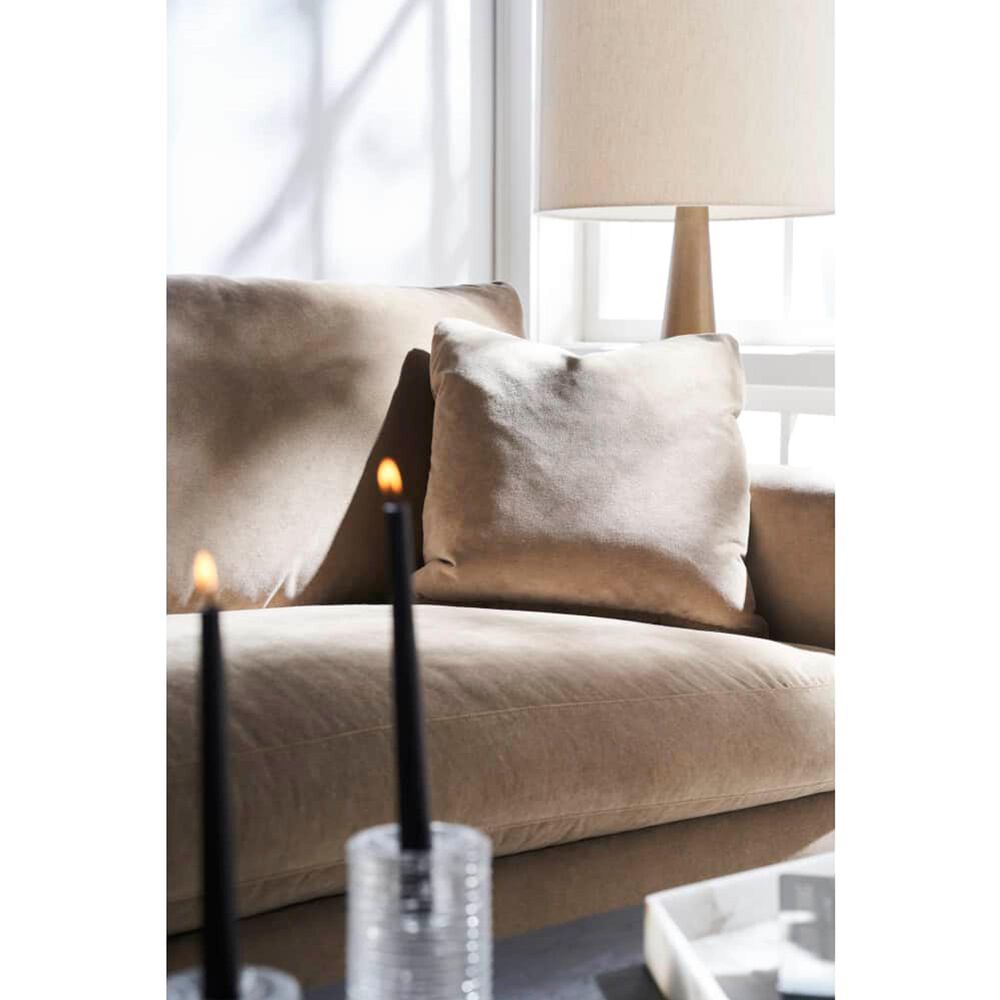 Rowe Furniture Lilah Stationary Sofa in Fawn Brushed Velvet, , large