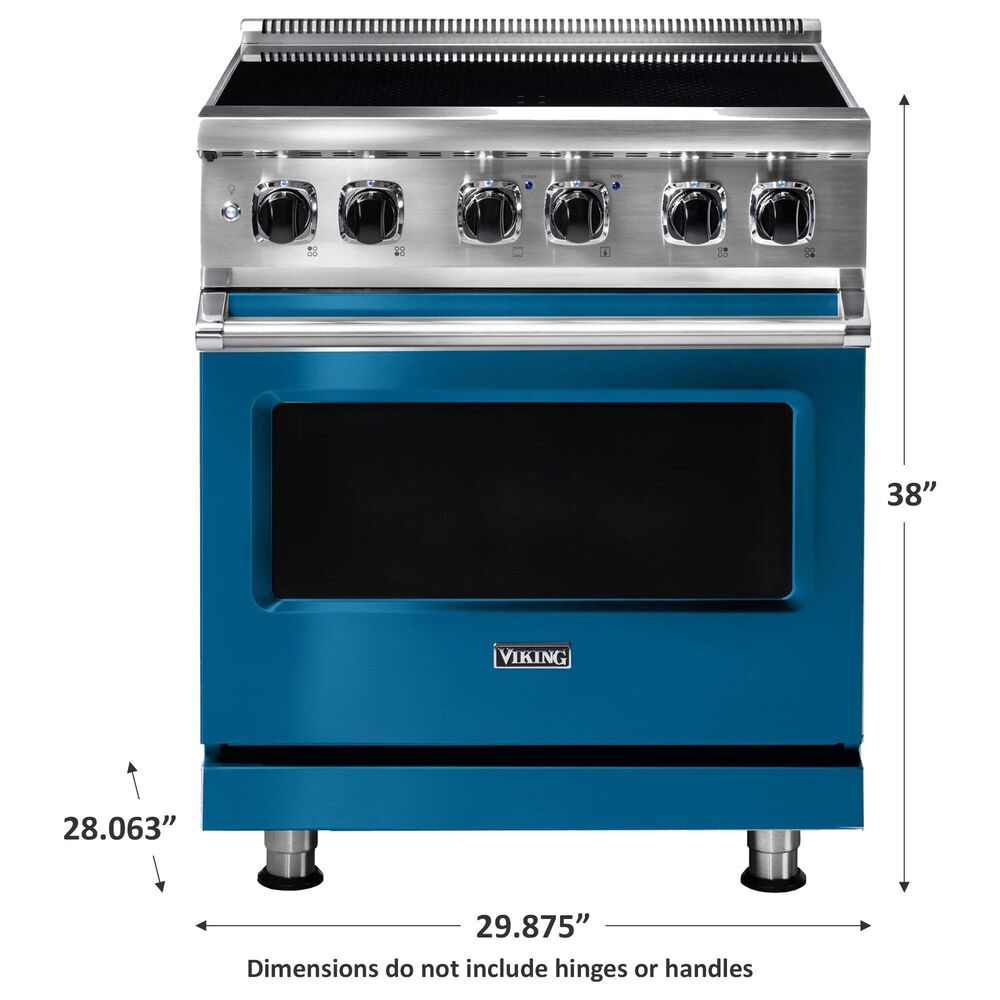 Viking Range 30&quot; Induction Range with 4 Elements in Alluvial Blue, , large
