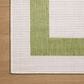 Loloi Easton Green and Ivory 5"3" x 7"6" Indoor/Outdoor Area Rug, , large