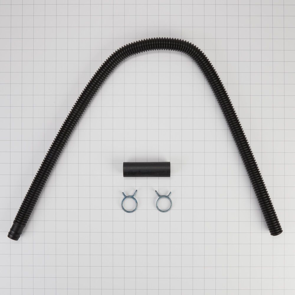 Whirlpool Washer Outer Drain Hose Extension Kit in Black, , large