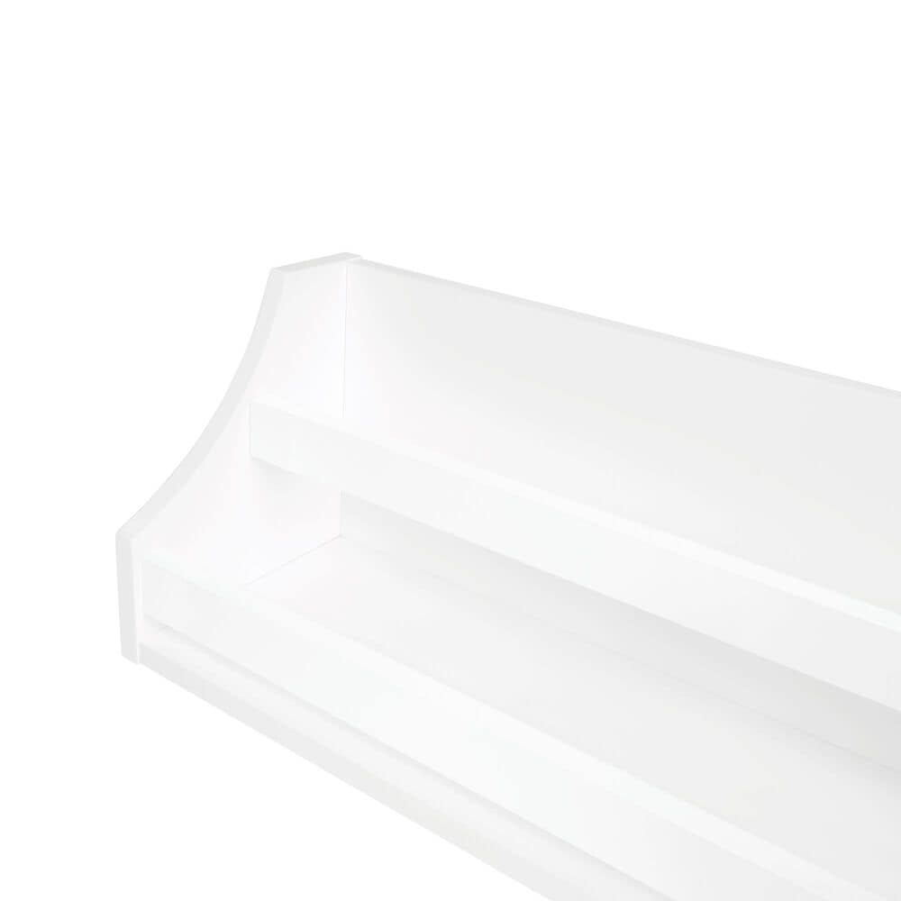 RiverRidge Home Book Nook Wall Bookshelf in White &#40;Set of 2&#41;, , large