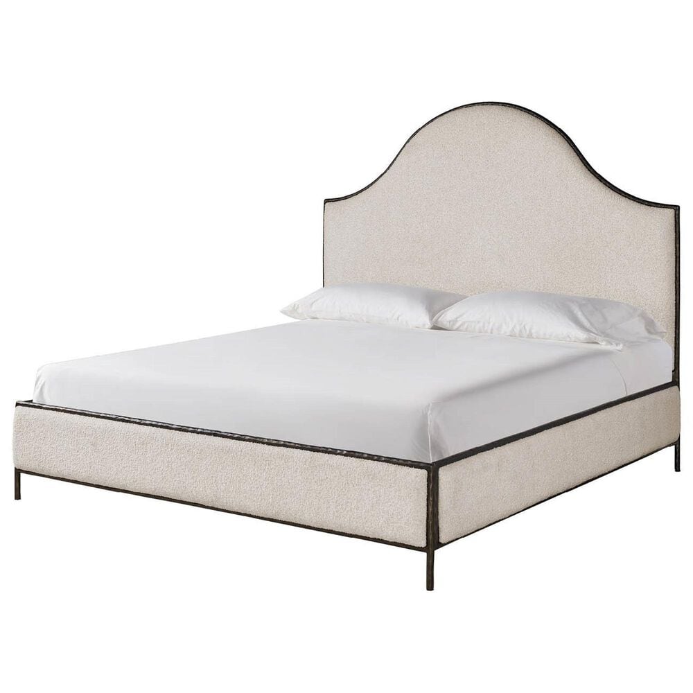 Universal Furniture Griffith Park Queen Upholstered Panel Bed in Black, , large