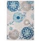 Safavieh Cabana CBN832F 5"3" x 7"6" Grey and Blue Indoor/Outdoor Area Performance Rug, , large