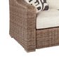 Ashley Beachcroft Sofa in Beige with Accent Pillows, , large