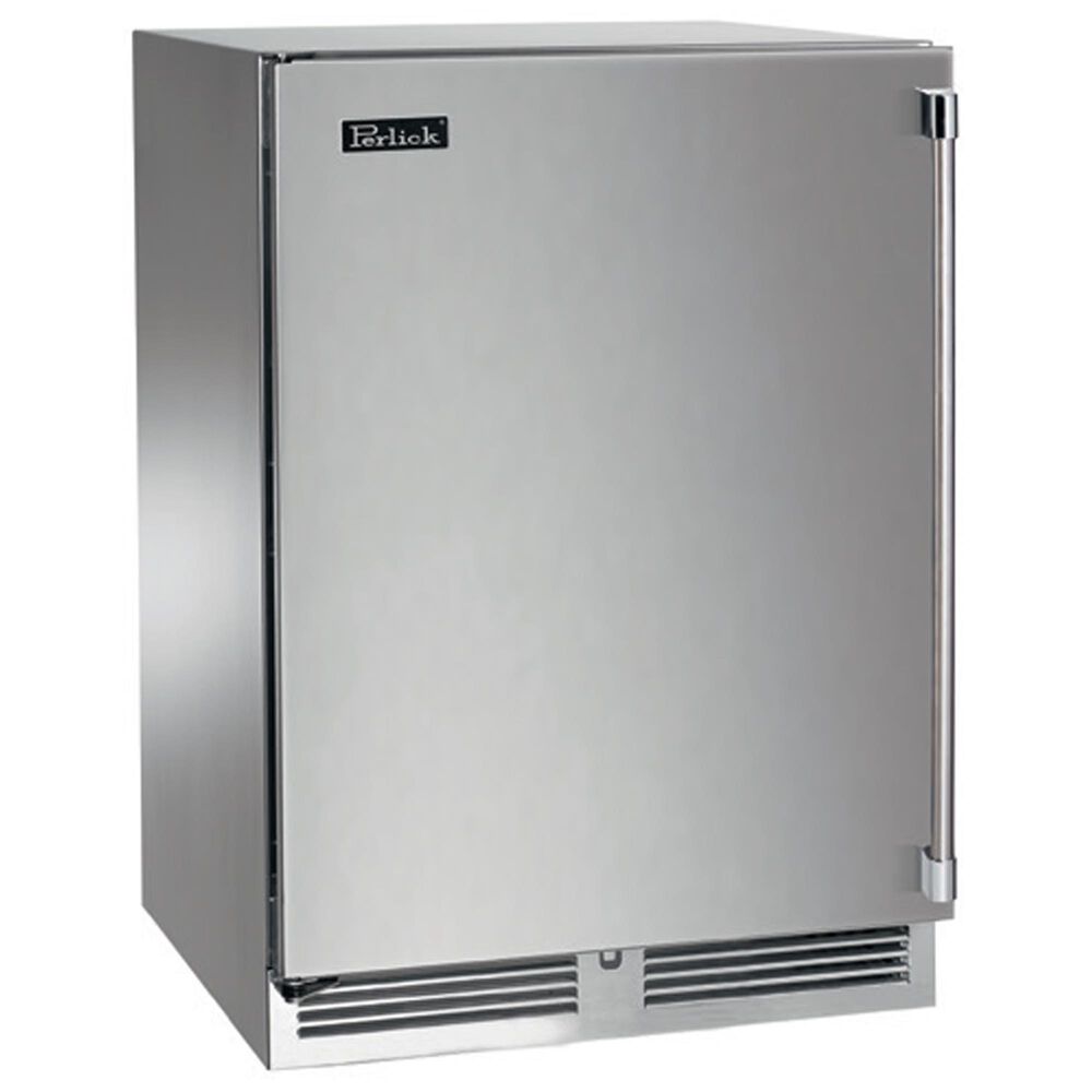 Perlick Signature 5.2 Cu. Ft. Outdoors Beverage Center with Left Hinge Solid Door in Stainless Steel, , large