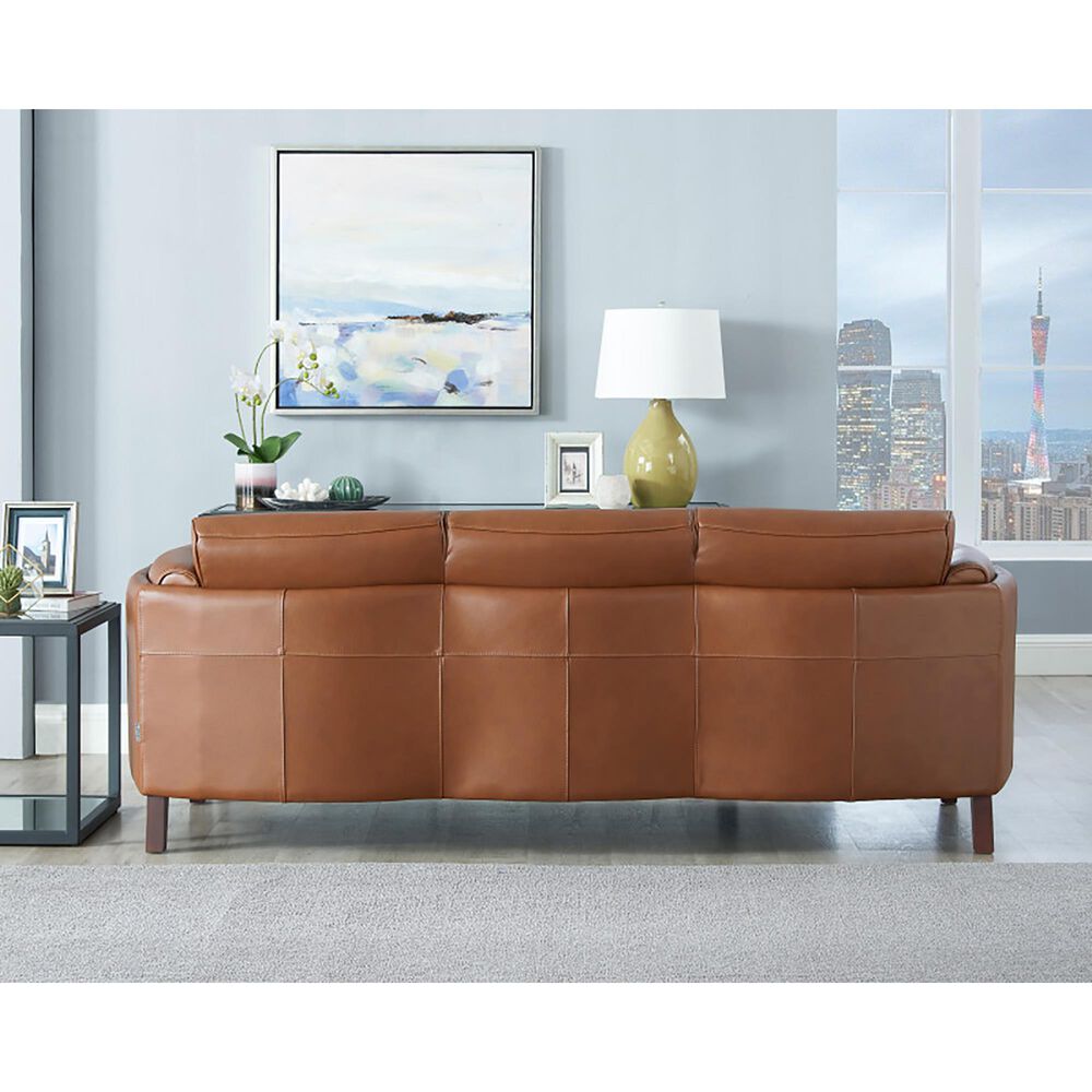 Hydeline Pacer Stationary Sofa in Nutmeg Brown, , large