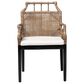 Baxton Studio Abiel Arm Chair in Grey Wash and Black, , large