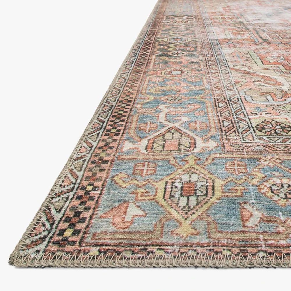 Loloi Loren LQ-15 8&#39;3&quot; x 11&#39;5&quot; Terracotta and Sky Area Rug, , large