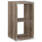 Linon Home Decor Galli 2-Shelf Bookcase in Grey, , large