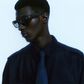Rayban Glasses Mega Wayfarer II Sunglasses with Dark Grey Lenses in Polished Striped Havana, , large