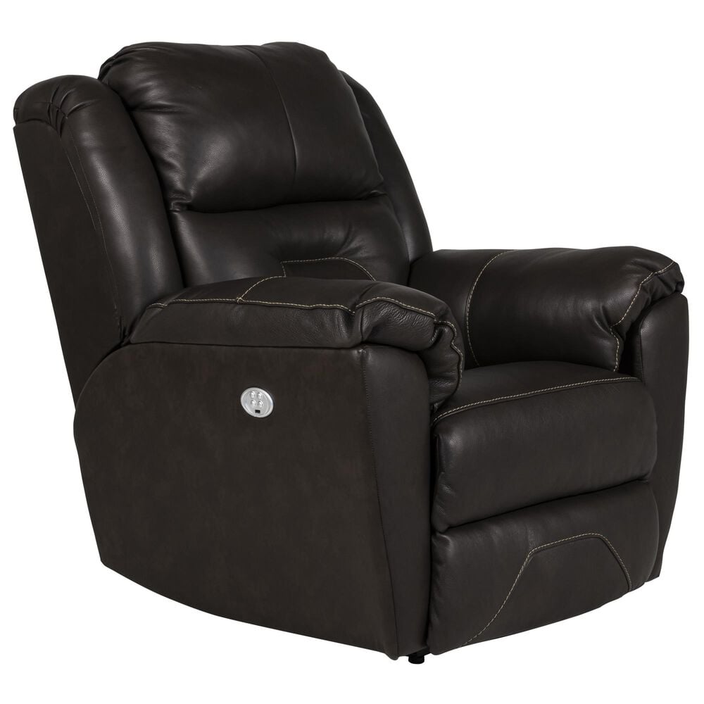 Southern Motion Pandora Power Wall Recliner with Power Headrest in Fossil Brown, , large