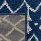 Safavieh Tulum TUL270 3" Square Navy and Ivory Area Rug, , large