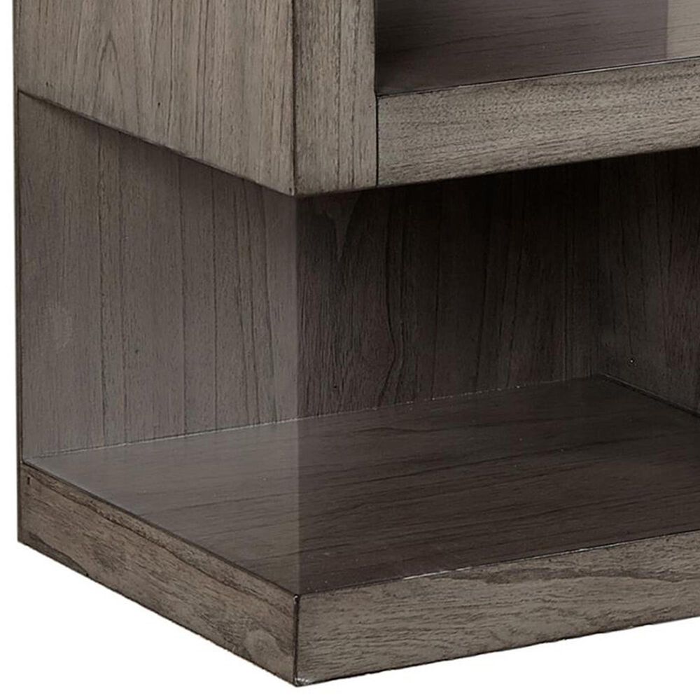 Riva Ridge Modern Loft S Nightstand in Graystone, , large