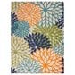 Nourison Aloha ALH05 10" x 14" Multicolor Indoor/Outdoor Area Rug, , large