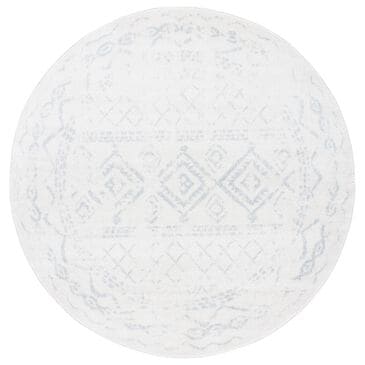 Safavieh Tulum TUL268B 6"7" Round  Light Grey Area Rug, , large