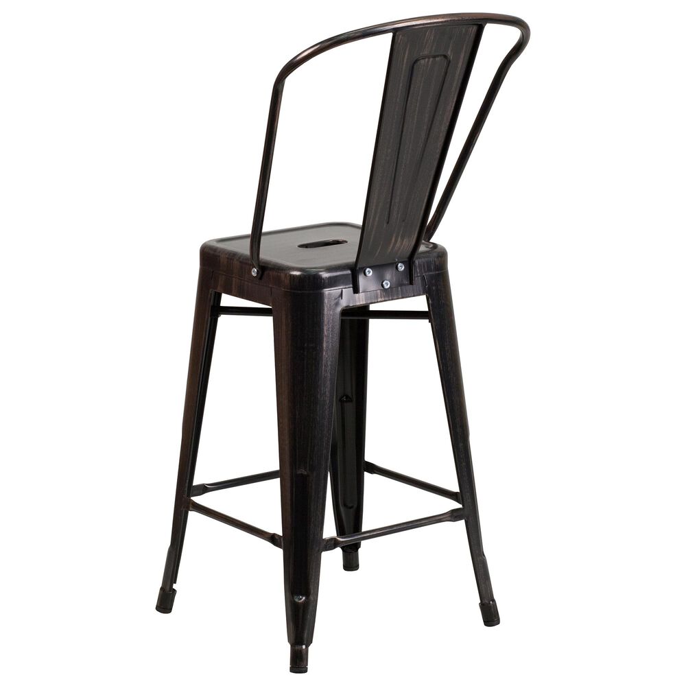 Flash Furniture 24&quot; Counter Stool in Gold, , large